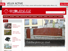Tablet Screenshot of bydleni.cz